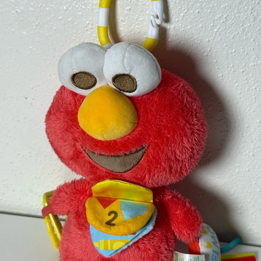 Sesame Street Red and Yellow Plush Bird Toy